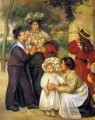 la familia de artistas Pierre Auguste Renoir